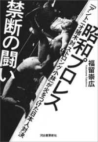昭和プロレス　禁断の闘い　「アントニオ猪木　対　ストロング小林」が火をつけた日本