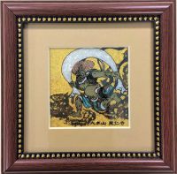 ジュエリー絵画(R)　ジャポニズム　風神（俵屋宗達）　FU1（SSサイズ）